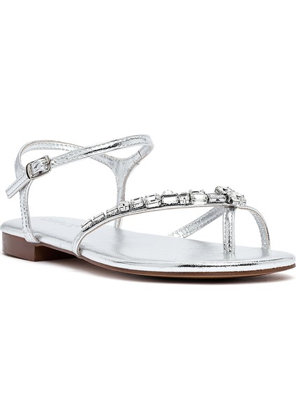 Kadın Siyah Taşlı Parmak Arası Sandalet 25sfe482914