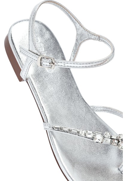 Kadın Siyah Taşlı Parmak Arası Sandalet 25sfe482914