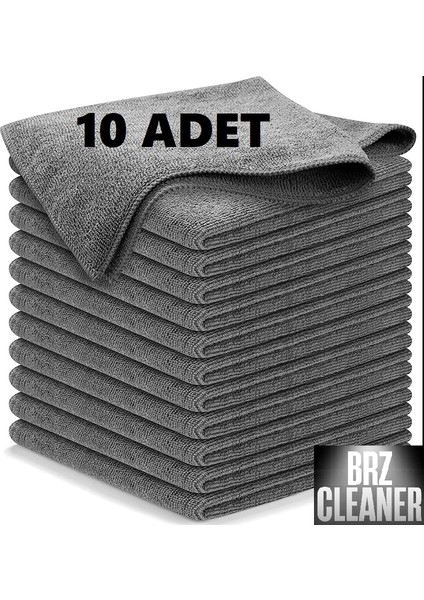 10 ADET 30X30 Mikrofiber Temizlik Bezi