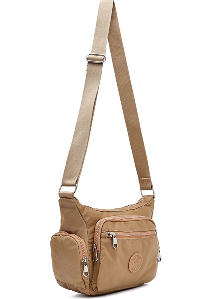 Kadın Bej Kumaş Çapraz Çanta 25SBD27596F