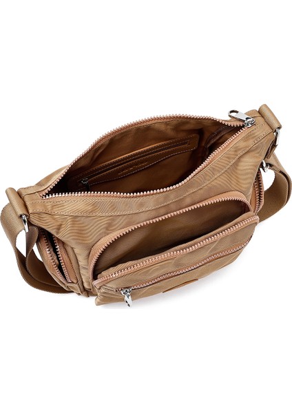 Kadın Bej Kumaş Çapraz Çanta 25SBD27596F