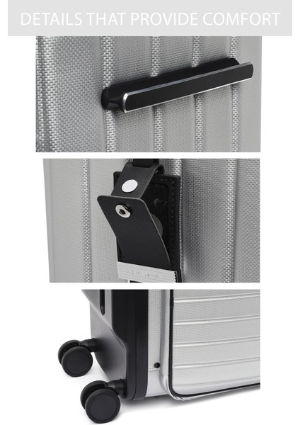 D-Pack Erkek Gri Kabin Boy Valiz 24WBD30226F