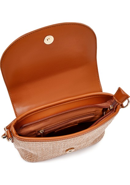 Kadın Taba Uzun Askılı Hasır Çapraz Çanta 25SBD275014