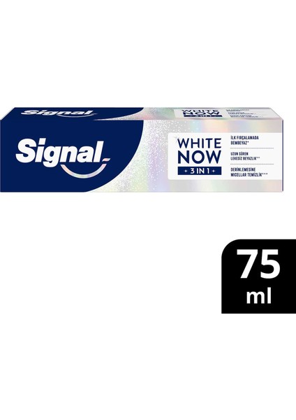 White Now Diş Macunu 3 In 1 Original 75 ml