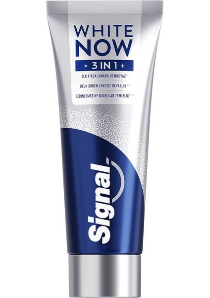 White Now Diş Macunu 3 In 1 Original 75 ml fiyatları