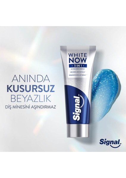White Now Diş Macunu 3 In 1 Original 75 ml fırsatları