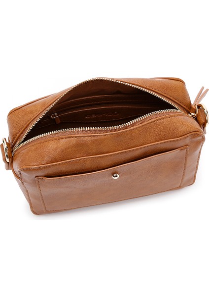 Kadın Taba Uzun Askılı Çapraz Çanta 25SBD2721FT