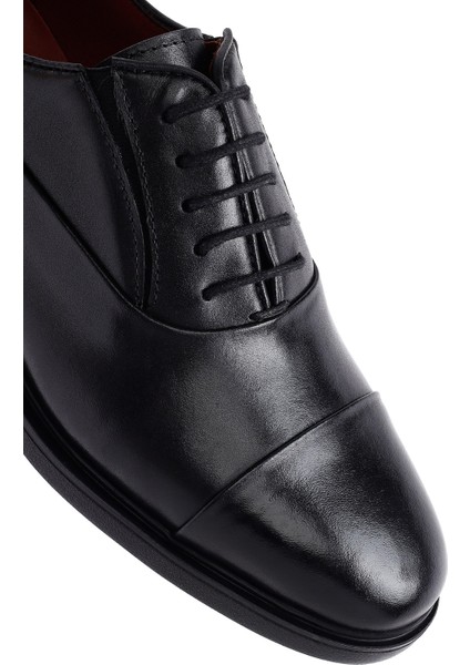 Erkek Kahverengi Bağcıklı Deri Klasik Ayakkabı 25sfd724018