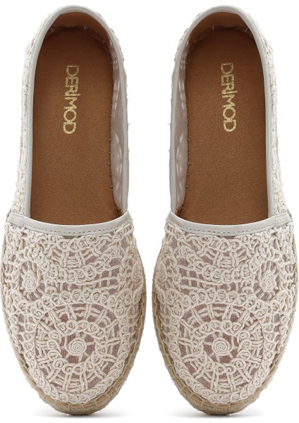 Kadın Bej Kumaş Espadril 25SFD45726F