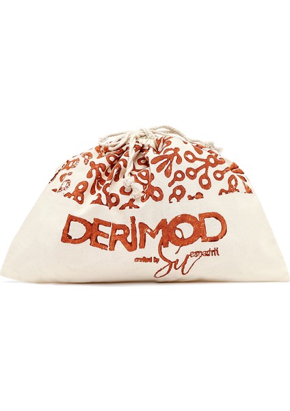 Kastamonu Taş Baskı Kadın Taba Uzun Askılı Desenli Kumaş Mini Kol Çantası 25SBD22506F