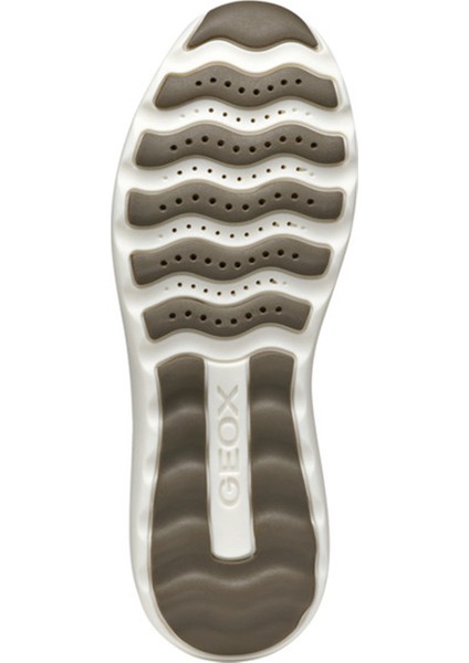 Erkek Bej U Xtors D - Mesh + Suede Bağcıklı Süet Deri Sneaker U55LFD01422C5004