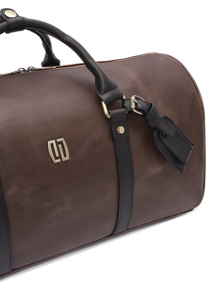 Erkek Kahverengi Uzun Askılı Seyahat Çantası 24WBD302718