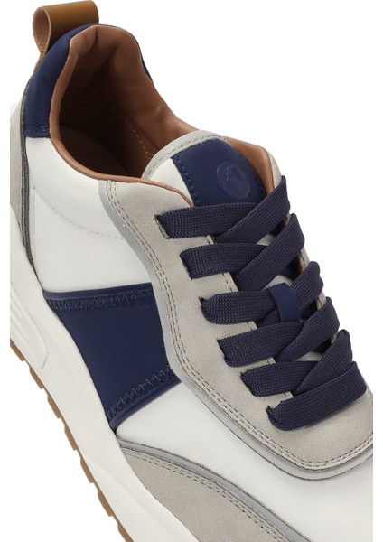 Acbc x Derimod Erkek Bej Bağcıklı Kalın Tabanlı Sneaker 25SFD78066F