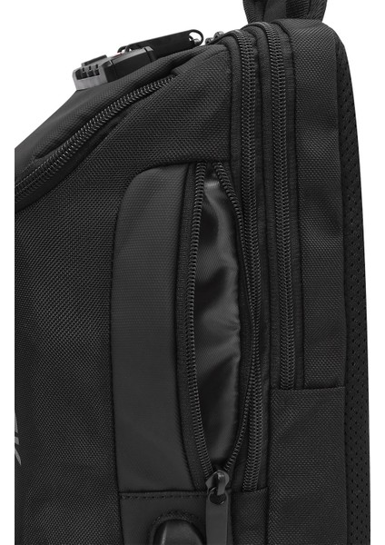 D-Pack Erkek Siyah Kumaş Çapraz Çanta 24WBD30256F