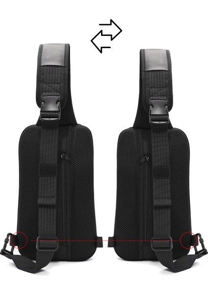 D-Pack Erkek Siyah Kumaş Çapraz Çanta 24WBD30256F