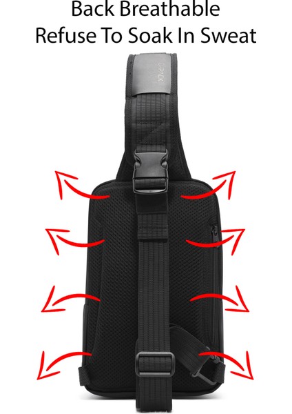 D-Pack Erkek Siyah Teknolojik Sırt Çantası 24WBD302414