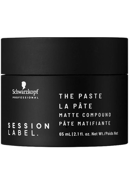 Schwarzkopf Session Label The Paste Hacimlendirici Orta Tutucu Mat Şekillendirici Krem 65ML