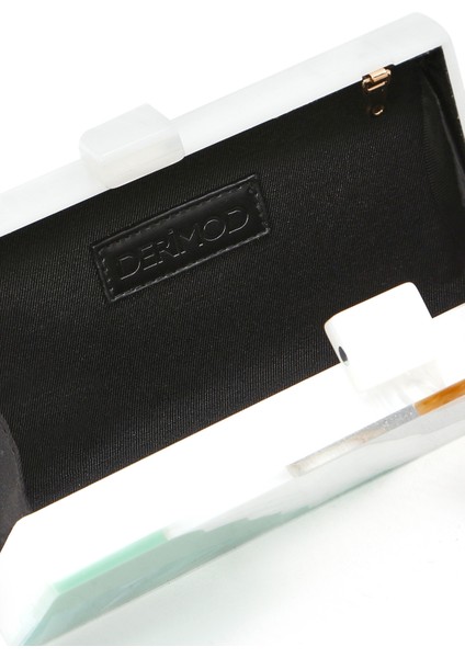 Kadın Yeşil Uzun Zincir Askılı Mini Kutu Çanta 25SBD2973PV