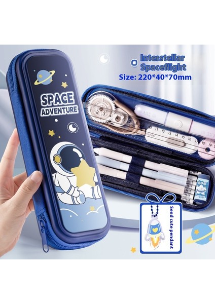 Karikatür Kırtasiye Kutusu Çocuk Kalem Kutusu Büyük Kapasiteli (Yurt Dışından)