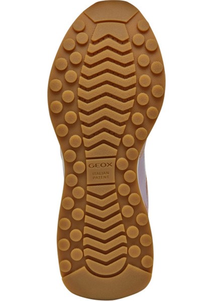 Kadın Çok Renkli D Amabel A - Nappa + Suede Bağcıklı Deri Sneaker D45MDA08522C1ZJ8