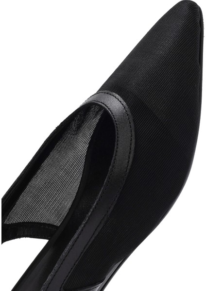 Kadın Siyah Arkası Açık Babet 25SFD18126F