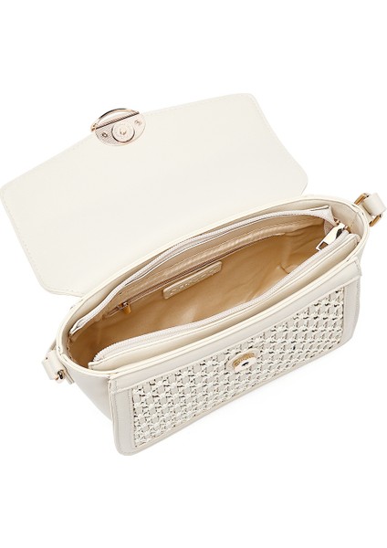 Kadın Krem Uzun Askılı Çapraz Çanta 25SBD284014