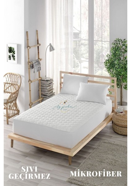 120X200 Sıvı Geçirmez Alez Mikro Kapitoneli Fitted Yatak Koruyucu