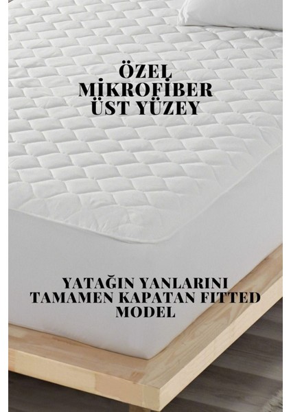 120X200 Sıvı Geçirmez Alez Mikro Kapitoneli Fitted Yatak Koruyucu fiyatları
