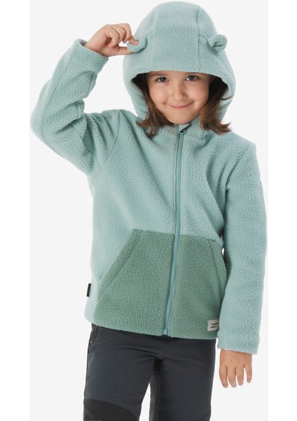 Quechua Çocuk Outdoor Polar Mont - 2/6 Yaş - Yeşil - Sherpa NH500