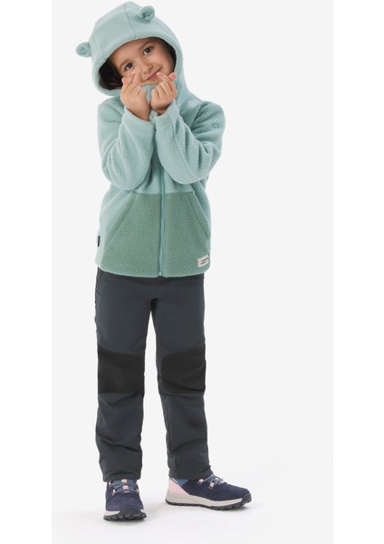 Quechua Çocuk Outdoor Polar Mont - 2/6 Yaş - Yeşil - Sherpa NH500 fırsatları