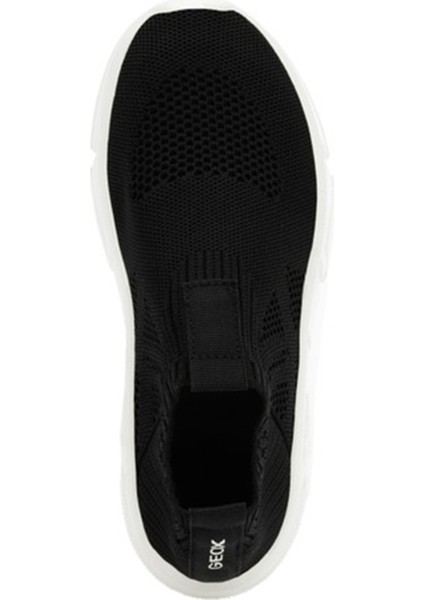 Erkek Çocuk Siyah Aril Junior Kumaş Sneaker J02DMA0006KC9999