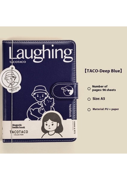 Defter Manyetik Kapama Karikatür Günlük El Kitabı (Yurt Dışından)