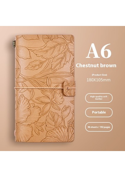 Seyahat Defteri Vintage A6 El Kitabı Öğrenci Günlüğü (Yurt Dışından)