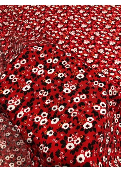 %100 Pamuk Çiçekli Lüx Viskon Kumaş En 150CM fiyatları