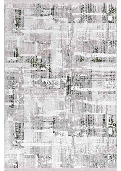 Alaçatı 2601A Gri Yeşil Yumuşak Dokulu Modern Salon, Mutfak, Oturma, Çocuk Odası Halısı