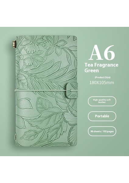 Seyahat Defteri Vintage A6 El Kitabı Öğrenci Günlüğü (Yurt Dışından)