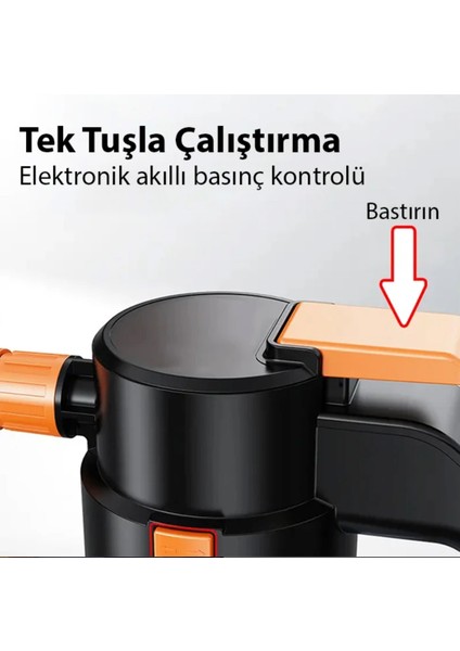 Şarjlı Kendinden Pompalı Köpük Püskürtücü Araba Yıkama Ilaçlama Için Yüksek Basınçlı Pompa