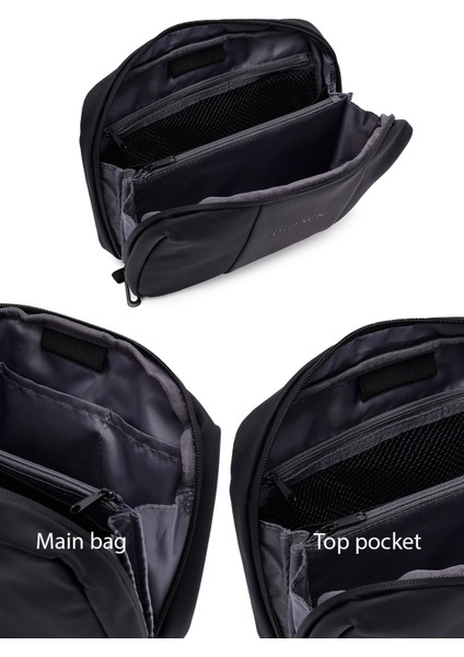 D-Pack Erkek Siyah Mini El Çantası 25SBD30336F