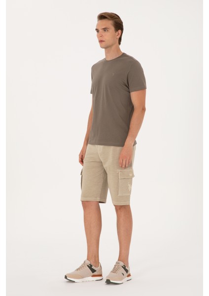 Erkek Açık Haki Şort (Örme) 50285309-VR183 modelleri