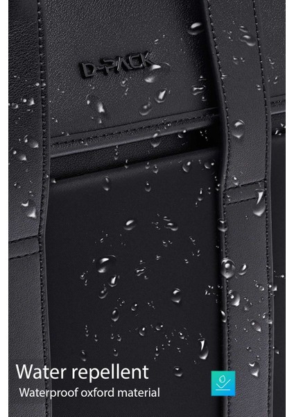 D-Pack Erkek Siyah Kumaş Evrak Çantası 25SBD302514