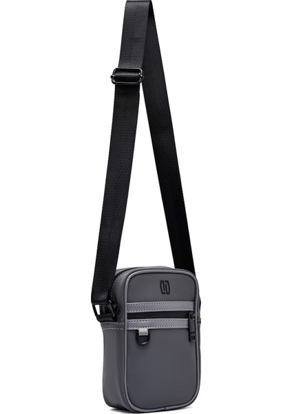 Erkek Gri Mini Kumaş Postacı Çantası 25SBD30116F