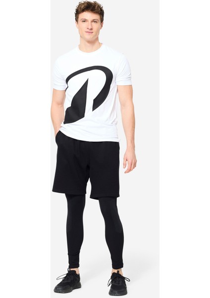 Domyos Erkek Tayt - Cross Training - Siyah fiyatları