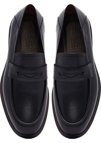 Erkek Kahverengi Deri Casual Loafer 25sfd601318