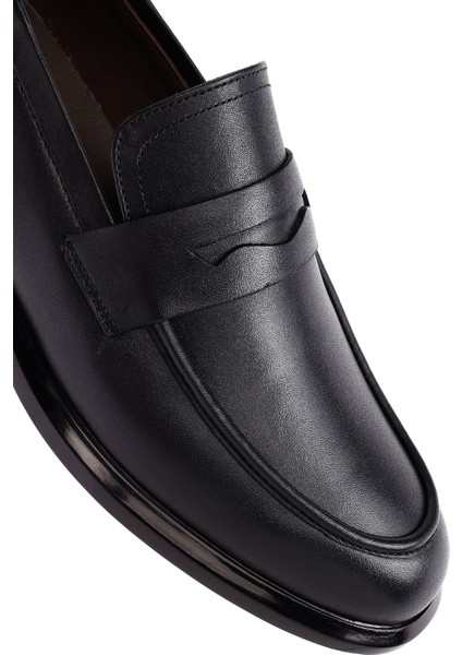 Erkek Kahverengi Deri Casual Loafer 25sfd601318