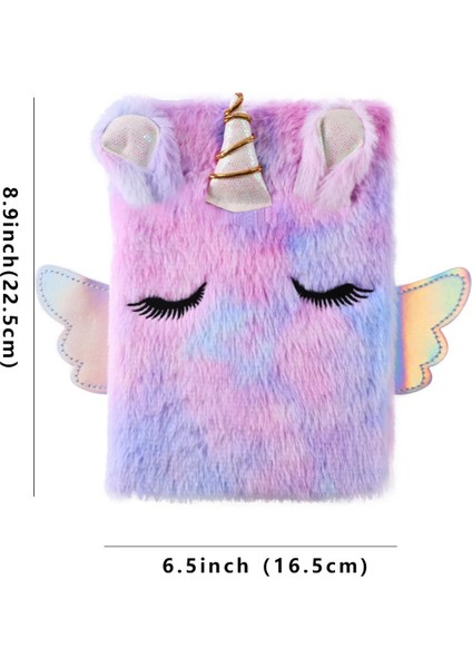 Çocuk Peluş Defter A5 Günlük (Yurt Dışından)