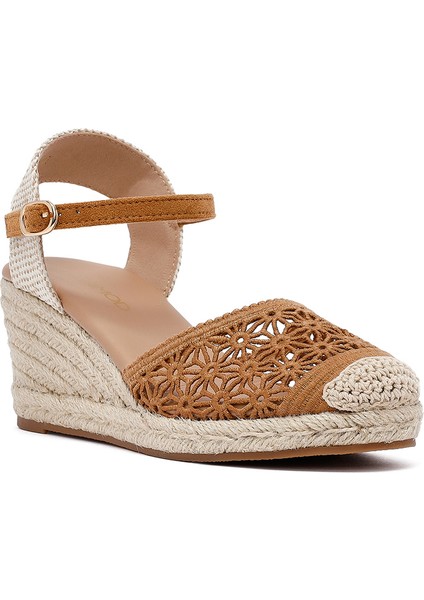 Kadın Taba Bilekten Tokalı Dolgu Topuklu Espadril 25SFE40186F