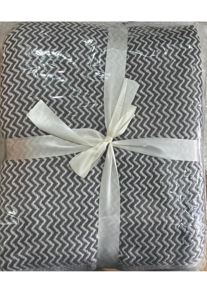 Şık 3'lü Koltuk Örtüsü Seti, 140X190 Cm, Antrasit Renk, Kırlentler Dahil modelleri