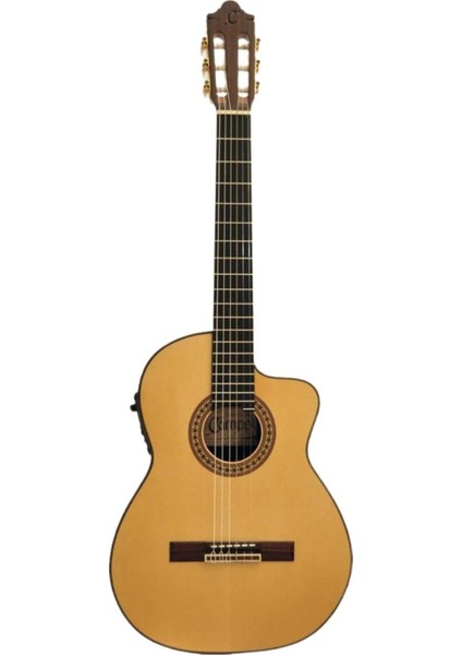 Elektro Klasik Gitar Ladin Kapak Fıshman Prefıx Pr