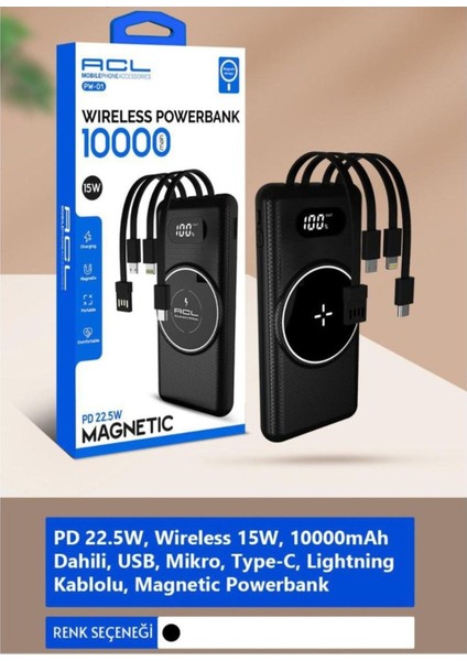 Magsefe Destekli 10.000 Mah Powerbank fiyatları