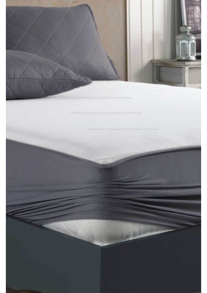 Gri Pamukkale Klimalı Sıvı Geçirmez Yatak Koruyucu Alez, 10 Ebat modelleri